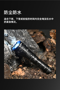 Chống nước Zoomable Led đèn pin 1000 Lumens với 4 chế độ ánh sáng <span class=keywords><strong>AAA</strong></span> 18650 pin Hợp kim nhôm <span class=keywords><strong>Torch</strong></span> IPX6 chứng nhận - Product Image 6