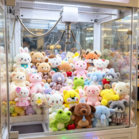 Vente en gros de jouets en peluche mignons et amusants, super doux, assortis et bon marché pour machines à griffes