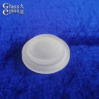 Lentille en verre moulé givré durable pour un éclairage diffus doux