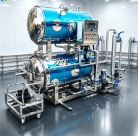 Autoclave de stérilisation à vapeur pour la mise en conserve alimentaire, stérilisateur à vapeur haute température et haute pression pour aliments, prix de l'autoclave