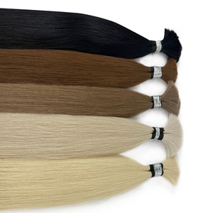 Cabello Humano Virgen Vietnamita Crudo a Granel Sin Procesar, Doble Trama a Máquina, Liso Kinky, Ondulado, Extensiones Invisibles para Trenzas - Product Image 6