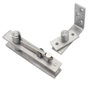 Charnière pivotante à 90 degrés en acier inoxydable pour porte, charnière supérieure et inférieure dissimulée, design minimaliste durable - Product Image 3