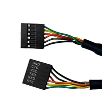 Módulo FTDI FT232RL de 6 Pines, Adaptador de Cable Serial USB a TTL UART para Arduino, Cable RS232