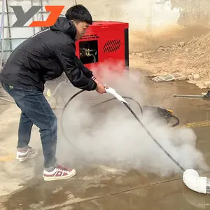 YUJIANG 4000 psi hot water pressure high temperature diesel washer steam