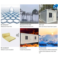 Casa Contenedor Modular Prefabricada de 40 pies, Moderna, de Acero de Alta Calidad, Contenedores Casas Precios, Casa Contenedor Desmontable