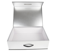 Vente en gros boîte en papier d'emballage de papeterie personnalisée de haute qualité boîte-cadeau de valise en carton