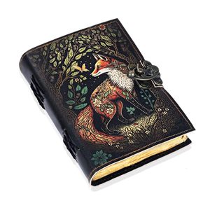 Carnet en cuir véritable avec couverture vintage classique, carnet de notes fait main pour journalisation quotidienne, réflexions personnelles et croquis - Product Image 2