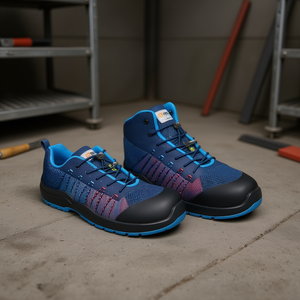 รองเท้าเซฟตี้เทคโนเฟล็กซ์ รุ่นมิด 43 สีน้ำเงิน ตาข่าย น้ำหนักเบา สำหรับทำงาน - Product Image 3