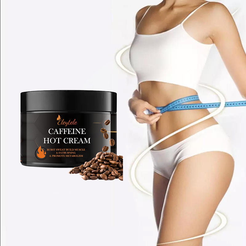 Crème contre la transpiration rapide pour le corps, vente en gros, marque privée végétalienne, 3 jours, perte de poids, crème contre la transpiration chaude, corps plat, ventre plat, caféine, crème amincissante