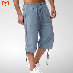 Shorts Bermuda <span class=keywords><strong>Homme</strong></span> Taille Haute en Coton, Longueur 3/4, Grande Taille 5XL, <span class=keywords><strong>3XL</strong></span>, Pantalon d'Été pour <span class=keywords><strong>Homme</strong></span> - Product Image 2