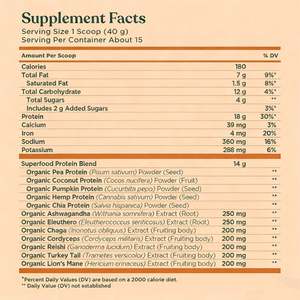 אבקת חלבון טבעונית אורגנית מבוססת צמחים, תוסף תזונה, תחליף ארוחה, OEM ODM - Product Image 3