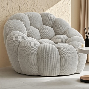 Canapé <span class=keywords><strong>d</strong></span>'appoint créatif pour salon, design transfrontalier, en mousse compressée, avec revêtement en tissu PU simple, non gonflable, à bulles de football - Product Image 1