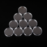 Boîte à badges 55 mm, support pour pièces d'argent, protecteur pour pièces d'or, capsules pour pièces de monnaie