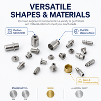 Service de Fabrication CNC et d'Électroérosion à Fil sur Mesure pour Composants en Acier Inoxydable - Chaîne d'Approvisionnement Mondiale Directe d'Usine