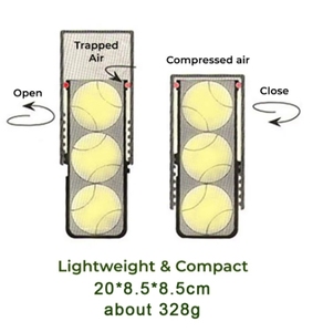 Boîte de rangement portable légère et pratique pour balles de padel, en plastique, avec couvercle, pour extérieur - Product Image 5