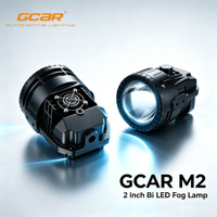 GCAR M2 Phare antibrouillard Bi-LED haute puissance de 2 pouces, design compact avec ventilateur, projecteur étanche, universel pour modernisation et remplacement