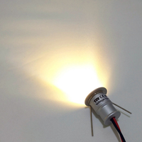 Mini spot LED encastré 12V 1W 3000K Blanc chaud