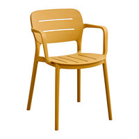 Chaise de salle à manger en plastique avec dossier épaissi, fauteuil pliable et empilable pour adulte, design minimaliste et moderne, idéal pour l'étude