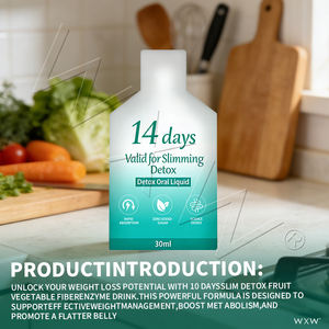 14 Günlük Hızlı Etkili Detoks Enzimli Oral Sıvı Bağırsak Temizleyici ODM Özel Etiket Toptan Premium 14 Günlük Detoks Oral Sıvı - Product Image 2