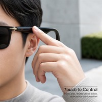 Lunettes Audio Intelligentes 5.4 – Lunettes de Soleil à Oreille Ouverte, Musique Sans Fil, Étanche IP65, 6H d'Autonomie pour Hommes et Femmes