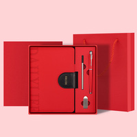 Kit Cadeau Promotionnel de Luxe Exécutif Personnalisé A5: Carnet à Couverture Rigide en Cuir et Gobelet Isotherme, Présenté en Coffret