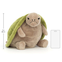 Peluche Tortue Timmy JC, Jouet en Peluche Doux, Adorable Peluche Amphibie et Reptile, Poupée en Peluche Tortue pour Cadeau d'Anniversaire