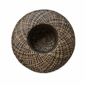Sombrero de Pescador Lontar de Ala Ancha, Pintado a Mano, Protección Solar, para Playa, Viajes, Verano, Aire Libre, Unisex, Adulto, Casual, Étnico, Bali - Product Image 6