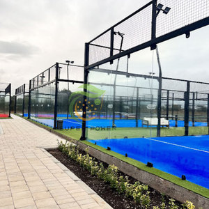 Pelota de pádel, equipo de cancha de tenis, uso interior y exterior, cancha de pádel de cristal de 12mm panorámica - Product Image 2