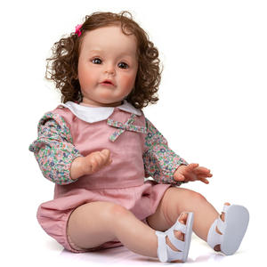Muñeca realista de silicona de cuerpo completo de 55cm para recién nacido, adorable muñeca realista, lindo compañero para tu pequeño - Product Image 1