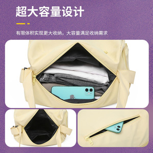 Fashionable Versatile Shoulder Bag Lightweight Large Capacity Water Resistant For Travel And Work - Product Image 4