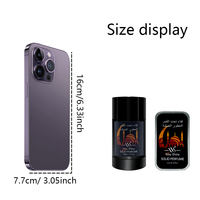 Parfum Solide de Luxe OEM Eau Fraîche, Inspiration Design Islamique, Parfum Floral Oriental (Baccarat) pour Homme, Taille Standard, Portable, Longue Durée