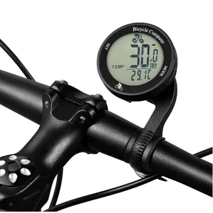 New wireless bicycle computer large screen with bracket LED backlight bicycle speedometer forward display and reverse display