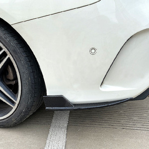 Amp-Z Rear Bumper <b>Corner</b> <b>Protector</b> Carbon Fiber Texture For Mercedes-Benz CLA-Class C117 CLA180 200 CLA45 AMG - Product Image 1