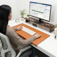 Tapis de bureau personnalisé de haute qualité, vente en gros, couvre-table de bureau, tapis de souris