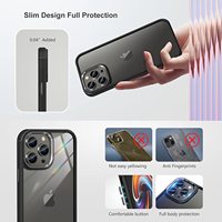 Coque de téléphone antichoc Oem 5 en 1 pour iPhone 13 Pro Max avec objectif de caméra de protection d'écran en verre trempé