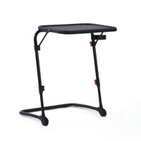 Table basse pliante moderne en métal réglable avec roulettes, table d'appoint portable pour balcon, maison d'hôtes, intérieur, table pour ordinateur portable
