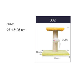 Juguete de Moda para Gatos 02: Mini Rascador de Peluche, Árbol para Gatos, Estructura de Escalada y Plataforma de Ejercicio, Ideal para que los Gatos Jueguen - Product Image 5