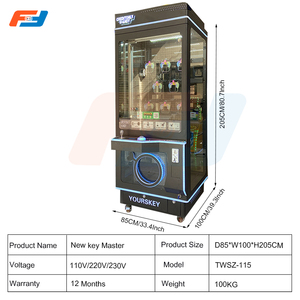 Golden <strong>Key</strong> Coin Operated Hot Sale <strong>Key</strong> Master Prize Game <strong>Machine</strong> Master Automatic <strong>Vending</strong> <strong>Machine</strong> Claw <strong>Machine</strong> - Product Image 4