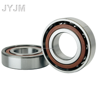 Rodamiento de bolas de contacto angular de sección delgada JYJM OEM 71801C 12x21x5mm 15 grados, piezas de motor de husillo CNC de alta precisión al por mayor