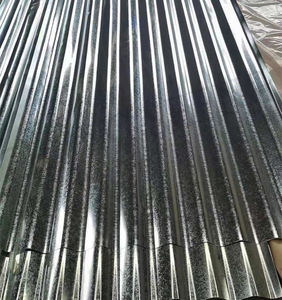 ISO-estampillé en usine BWG 34 Bhush ** Feuille de toiture ondulée galvanisée à paillettes régulières GI Toiture en forme de bobine certifiée ASTM - Product Image 6
