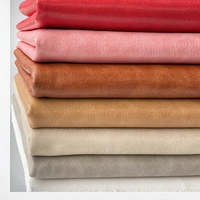 Lot de stock – Tissu en microfibre de daim Amara PU 0,6 mm, imperméable et anti-moisissure, fini pour gants, chaussures, sacs, ceintures, golf