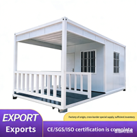 Cabine de sécurité mobile extérieure en panneaux sandwich d'acier haute résistance, assemblage rapide, prête à l'emploi pour bureau/événement commercial
