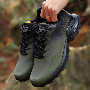 Bottes <span class=keywords><strong>de</strong></span> randonnée pour hommes à semelle épaisse, confortables, anti-éclaboussures, respirantes, en tissu élastique, avec semelle en caoutchouc surdimensionnée pour <span class=keywords><strong>la</strong></span> randonnée - Product Image 5