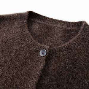 <span class=keywords><strong>Cardigan</strong></span> in Cashmere a maglia monopetto a maglia in Cashmere da donna - Product Image 3