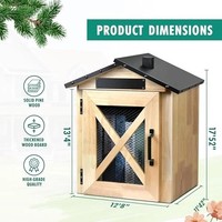 Boîte de lecture extérieure personnalisée, boîte aux lettres en bois sur pied de grande capacité pour cour, boîte de rangement pour livres en bois massif à faire soi-même
