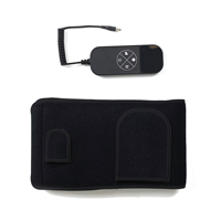 Nouvelle ceinture de massage abdominale électrique intelligente rechargeable par USB 2024 à 5 vitesses, minceur, thérapie par lumière rouge pour le ventre et la taille