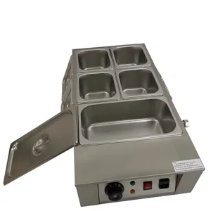 LST New 4 Pan Chocolate Cheese Melting Equipment Chocolate Melting Machine for sale