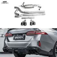 Sistema de Escape Catback Estilo M47 de Acero Inoxidable SUS304 con Acabado Espejo y 3 Años de Garantía para BMW G60 520i 530i, Silenciador de Carreras de Baja Presión