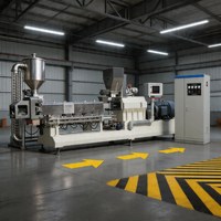 Machine extrudeuse automatique à double vis LIKAI pour aliments pour animaux de compagnie, équipement de production de nourriture pour chiens, capacité de 80-550 kg/h, 220V/380V