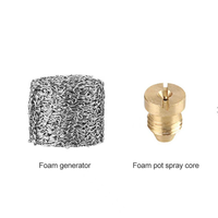 Filtre en maille métallique compressée 14*10mm pour lance à mousse, embout de buse à orifice pour canon à mousse, filtre à fil tricoté pour lance à mousse de neige